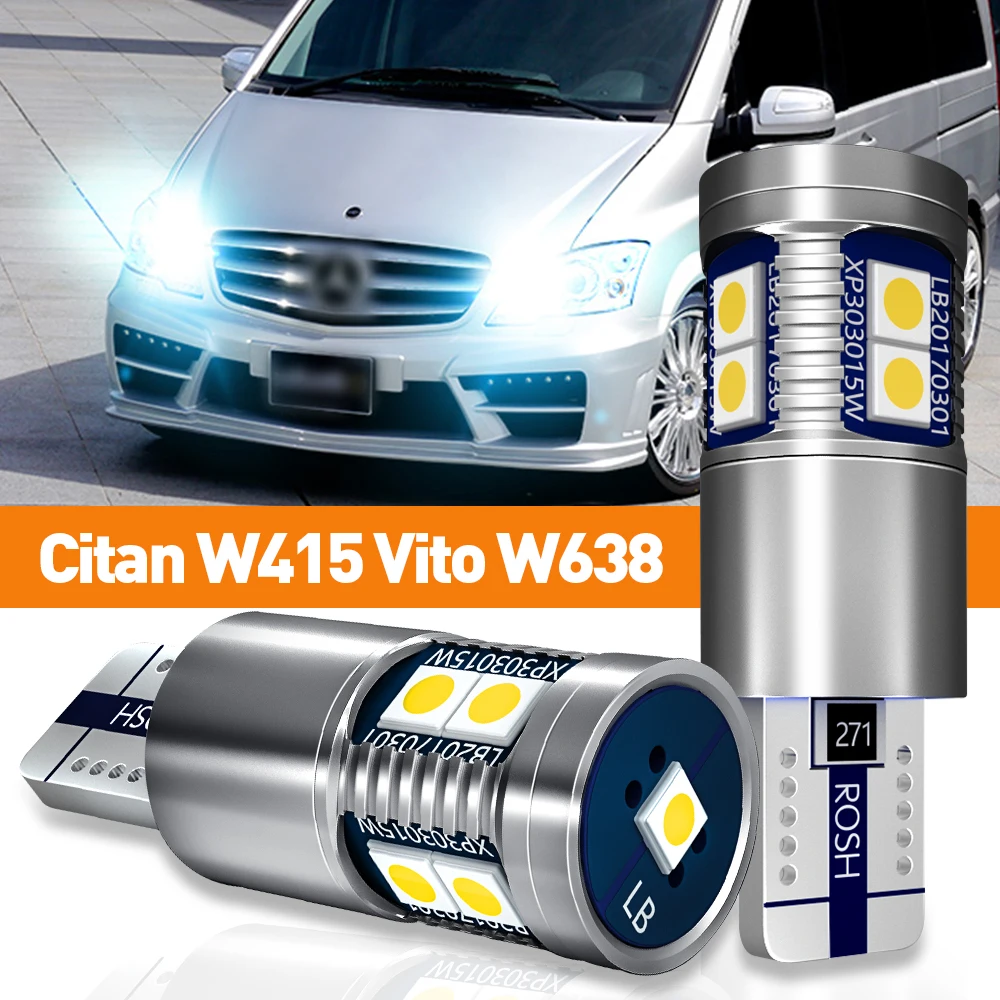 

2x LED Parking Clearance Light For Mercedes Benz Citan W415 Vito W638 2003 2012 2013 2014 2015 2016 2017 Accessories Canbus Lamp
