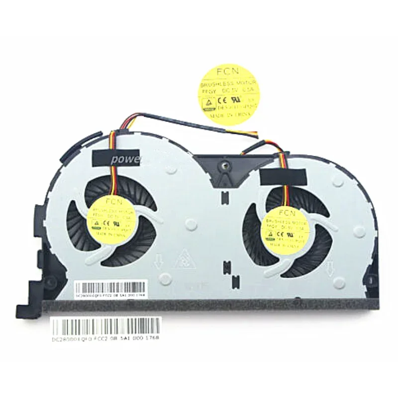 Original CPU Fan For Lenovo Y50 Y50-70AS Y50-70AM Y50-70A Laptop Cooling Fan DFS501105PQ0T