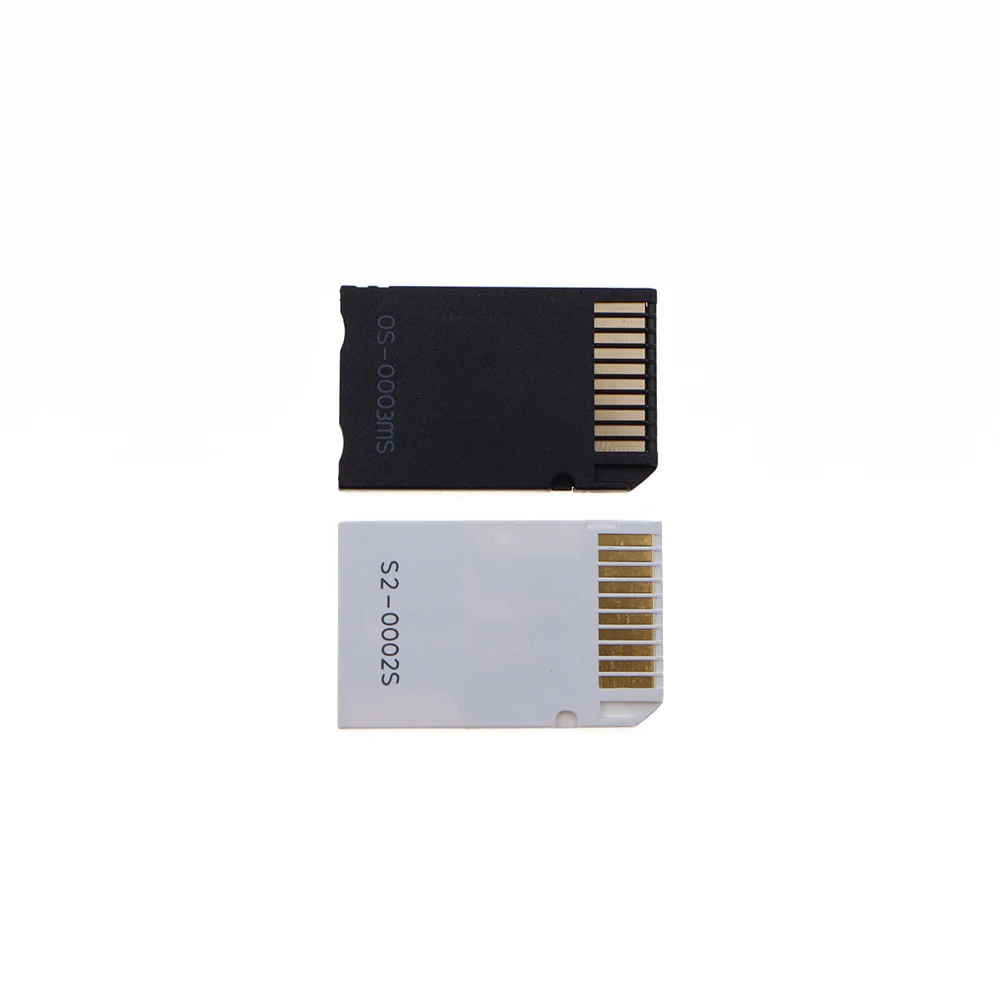 1-10PCS Memory Stick Pro Duo Card Reader For PSP TF to MS Card Adapter Converter Parts Accessories