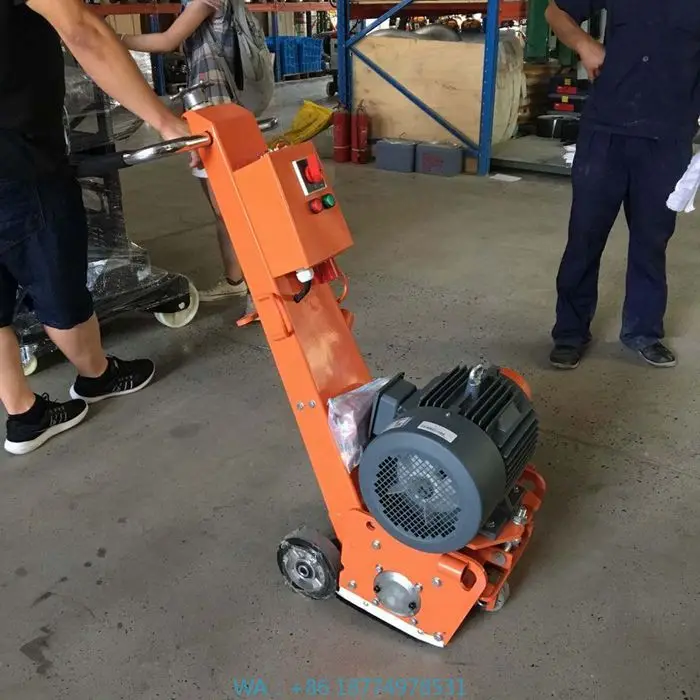 r Blade Motor Gearbox Floor Scarifying Core Concrete GrinderJS250 Electric/Gas Concrete Scarifier Machine Automatic Carifie