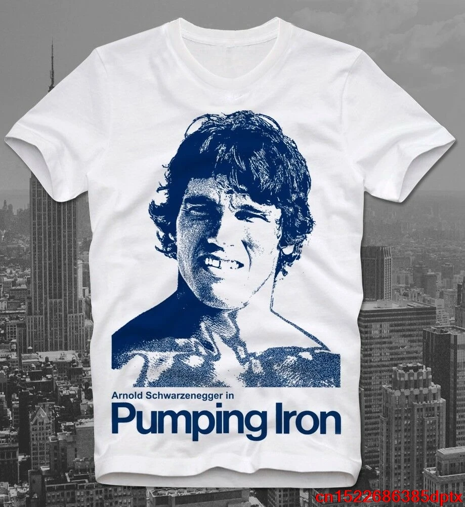 T-Shirt Arnold Schwarzenegger Pumping Iron Body Building Retro VIntage Cult Film