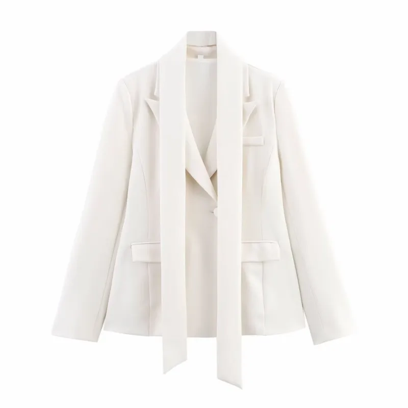 

Solid Casual Blazer For Woman 2025 New Spring Elegant Basic Single Button Long Sleeve Loose Jacket Coat Office Lady Chic Suits