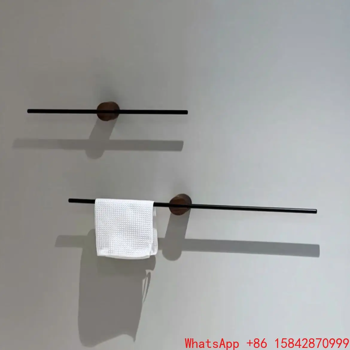 

Подвесная непробиваемая многофункциональная полка для хранения банных полотенец с одним стержнем