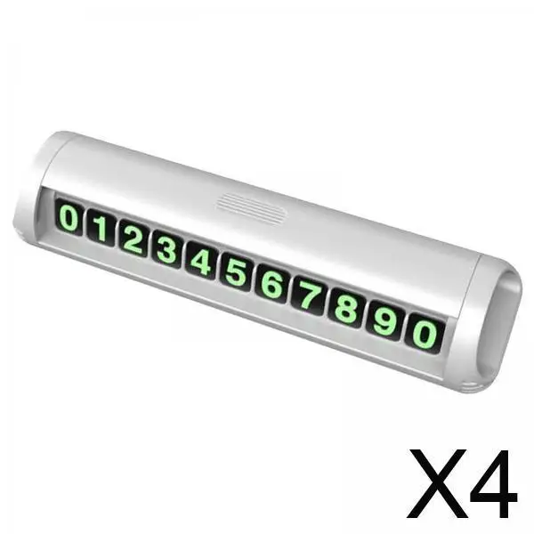 

Многоразовый временный знак парковки из АБС-пластика, защита конфиденциальности, светящаяся карта с номером, гибкая присоска для приборной панели автомобиля