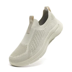 new spring and autumn men's plus-size casual sports shoes non-slip lightweight comfortable men's running fitness shoes