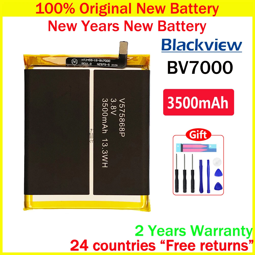 New Original 3500mAh 575868P Replacement Battery For Blackview BV7000 BV 7000 / BV7000 Pro Batteries With Free Tools