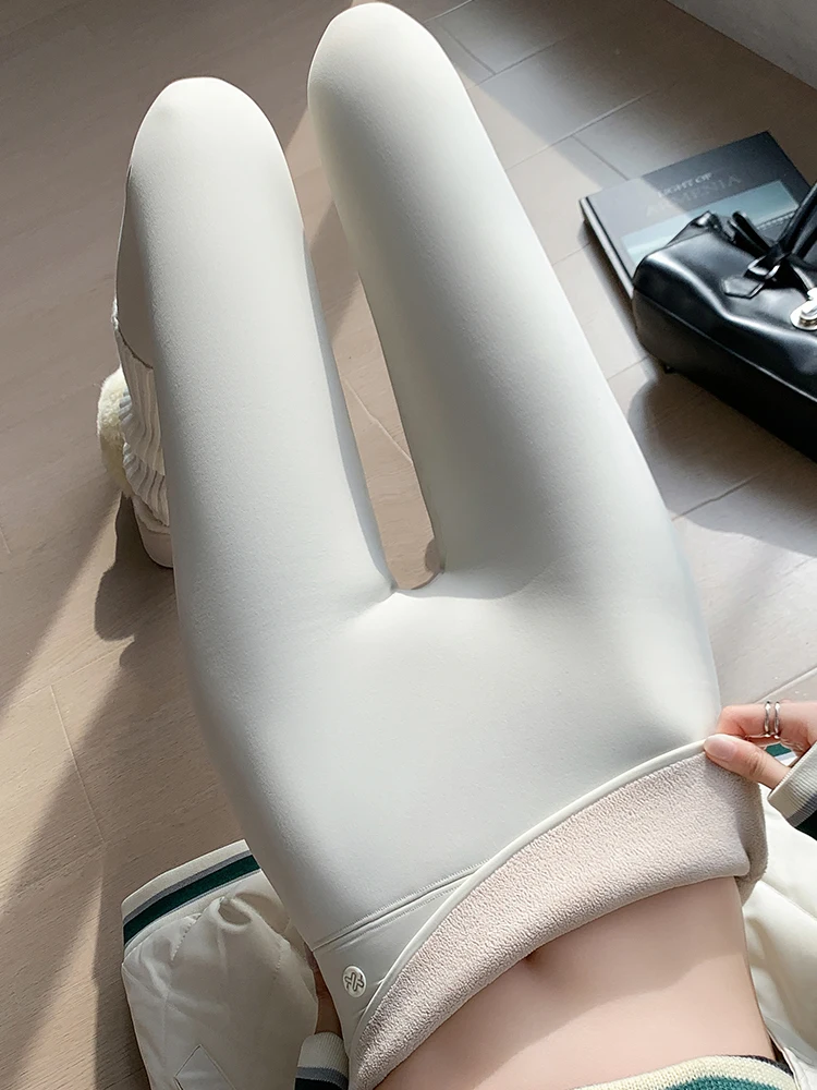 Pantaloni da Yoga a Vita Alta per Donna, Foderati, Caldi, con Controllo Pancia, Nuovi per Autunno e Inverno, Taglie Grandi