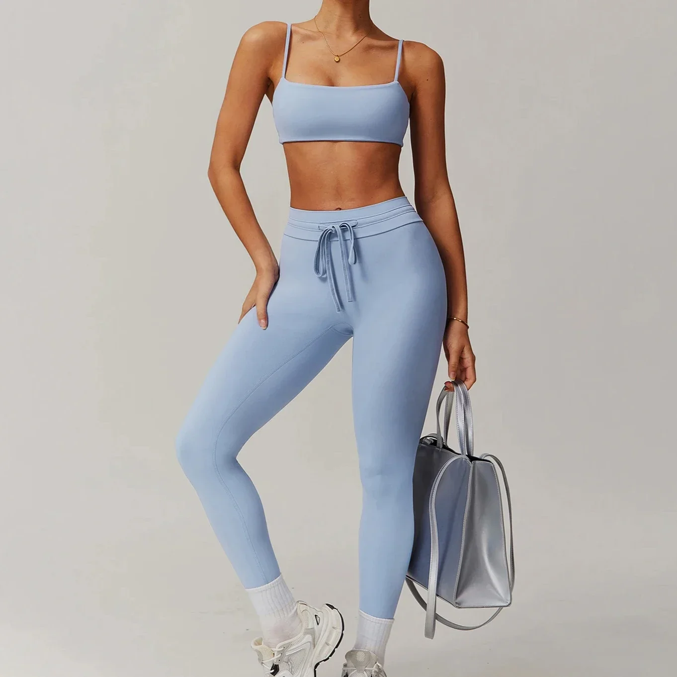 

2 шт. костюм для йоги женские быстросохнущие спортивные бюстгальтеры + леггинсы с высокой талией спортивные комплекты спортивный костюм для бега тренировки фитнес одежда для йоги