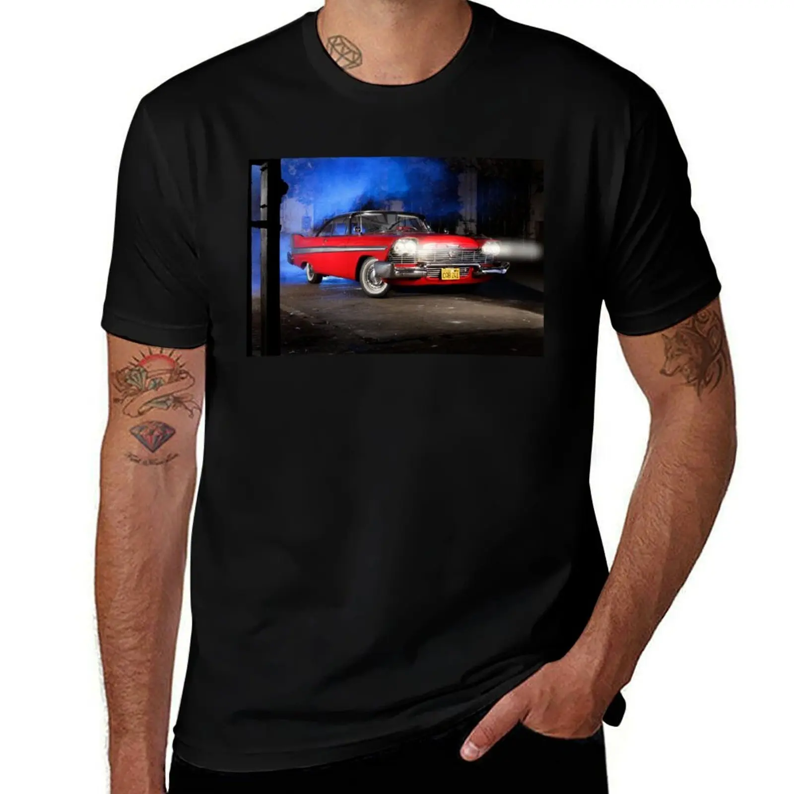 

Christine“, the Plymouth Fury from the movie of John Carpenter T-Shirt man t shirt summer T-Shirt