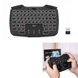 Rii Mini Keyboard Keyboard with Wireless Game handle 2.4G USB Dongle for Google/Android TV Box/FireStick/Laptop/PC KP-21SM