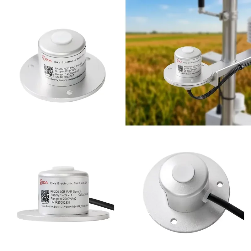 *2026*  HOT RIKA Agrometeorological Radiation Sensor PAR W/m² RS485 for Evapotranspiration Crop Water Requirement Model