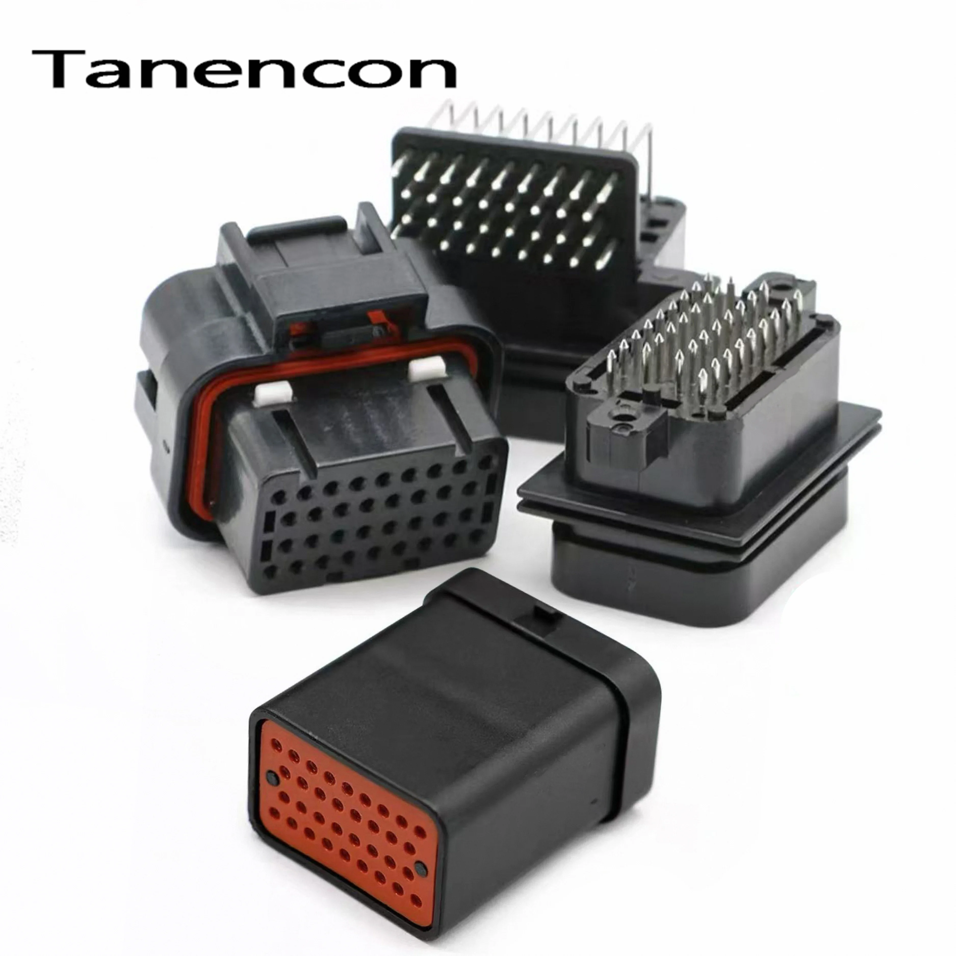 

1 Set 34 Pin 4 Slots ECU Pin Socket AMP Connector Harness Modified Plug 4-1437290-1 6437288-2 2-6447232-4 6437288-2