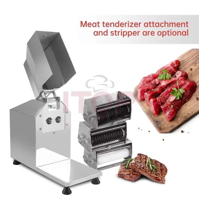 

25Meat Tenderizer Machine and Slicer Restaurant Equipment and Meat Shop Needed High Efficiency Meat Tenderizer Slicer Stripper