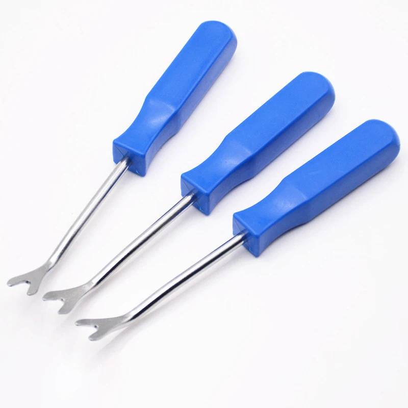 Screwdriver Nail Puller Remover V Shape Head Tack Lifter Nail Staple Rivet Tack Puller Fit for Auto Car Repair Carpentry Nails