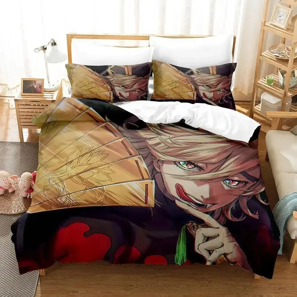 

New Doma Bedding Set Single Twin Full Queen King Size Bed Set Adult Kid Bedroom Duvet cover Sets 3D Print Anime Bed Sheet Set