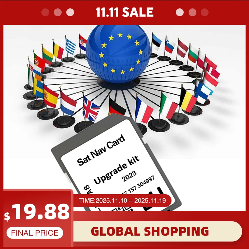 

GPS Maps Australia New Zealand 2023 Version Sat Nav SD Card for Suzuki SLDA Baleno Ignis Jimny SX4 Vitara Swift Vehicle