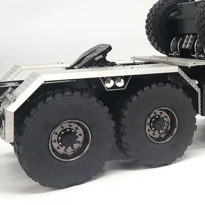 1 Paar Metall-Simulationsrad-Hinterradnaben für 1/14 Tamiya RC Truck Elektroauto für Scania für MAN für Volvo RC Zubehör – Detail 2
