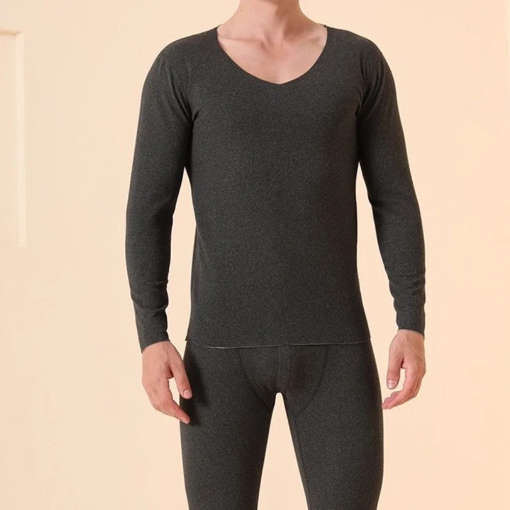 Men's Thermal Fleece Lined Base Layer for Winter Motorcycle Riding Skiing Outdoor Work and Cold Weather Everyday Wear