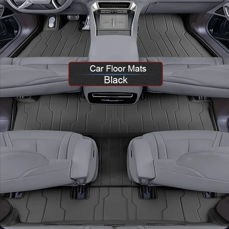 

Нескользящий коврик из кожи наппа на заказ для BYD DENZA D9 2023-Present, автомобильный защитный коврик для ног, роскошный водонепроницаемый напольный коврик, аксессуар для интерьера