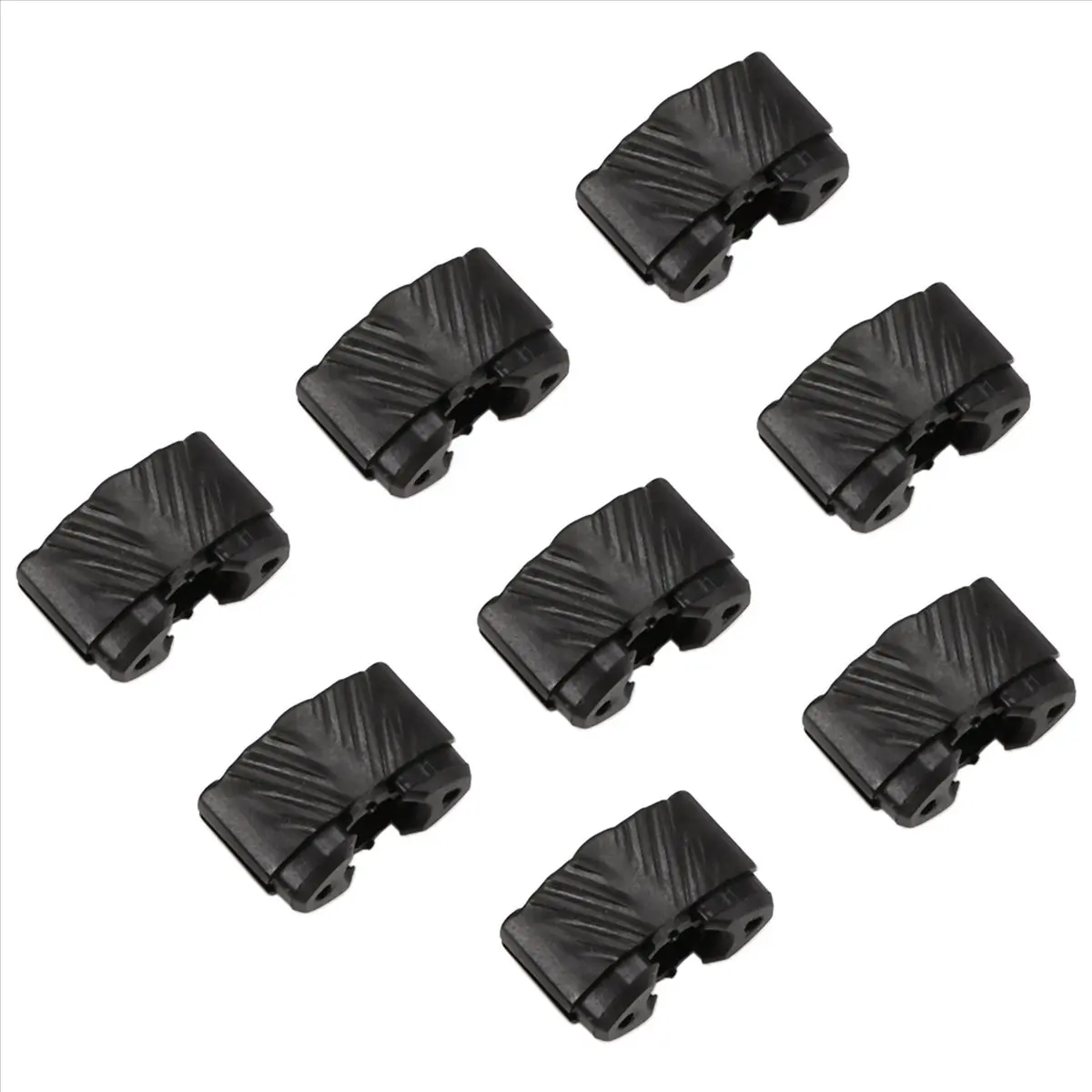 #16N Sunroof Slider Clips,8Pcs Car Sunroof Slider Repair Clips For Renault Megane 3 (Black)