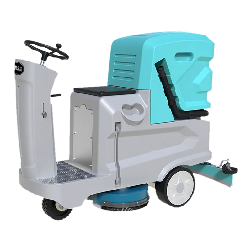 Driving Type Floor Washing Vehicle Commercial Industrial Electric Floor Cleaning Machine Brushing and Water Absorbing Integrated