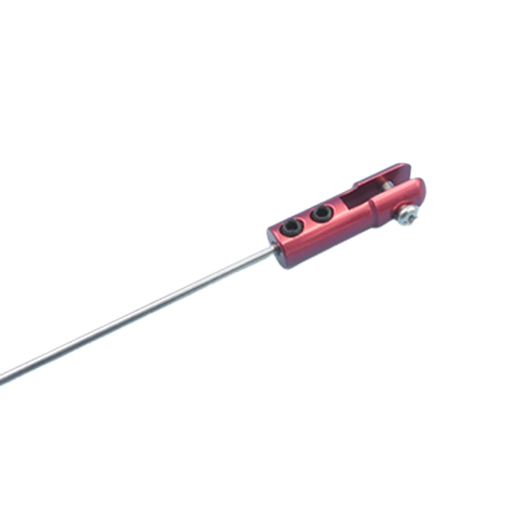 Aluminiumlegierung Clevis 2mm Aluminiumlegierung M2 Servohorn Lenkstangenhalterung Ersatzteile für RC-Boot-Flugzeugmodelle – Detail 9