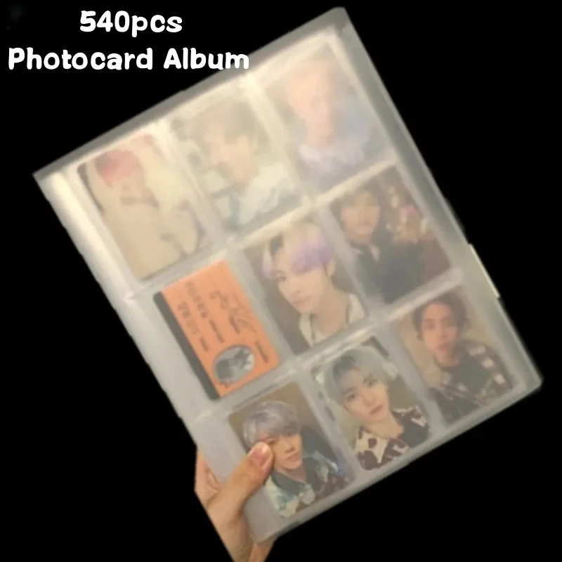 540 Capacity Cards Holder Albums 6.5*9cm Star Celebrity Collect Book Board Game Postcard Holder Photocard Photo Album DIY Binder