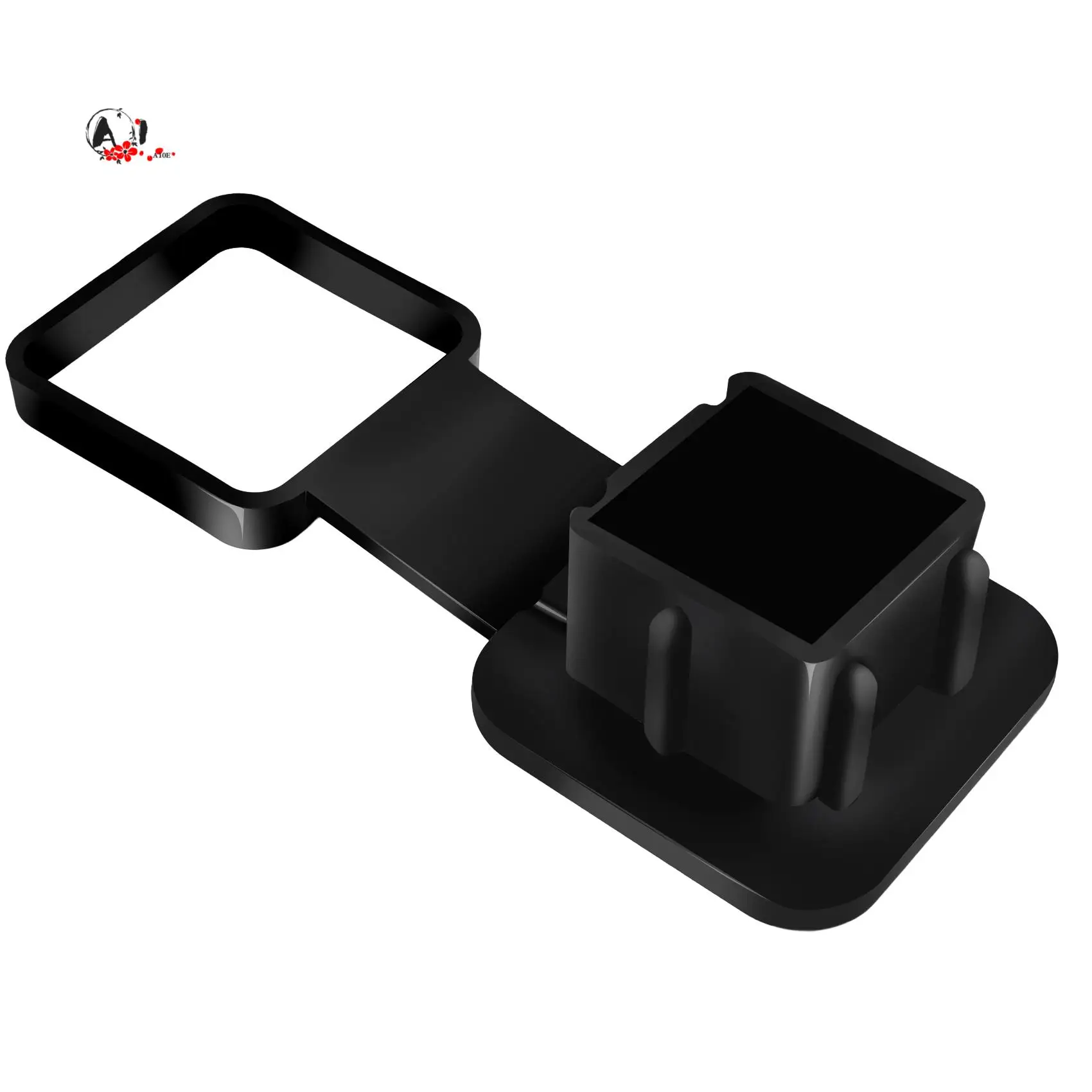 A10E-2 Inch Trailer Hitch Cover Plug Cap Rubber Fits 2 Inch Receivers Class 3 4 5 For Toyota Ford Jeep Nissan Dodge Ra