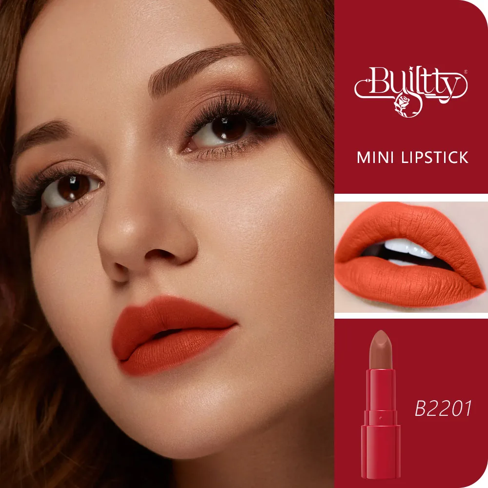 Low Price Korean Ultra Velvet Matte Lipstick Nude Waterproof 24h Longlasting Vintage Dark Red Lipstick Wholesale