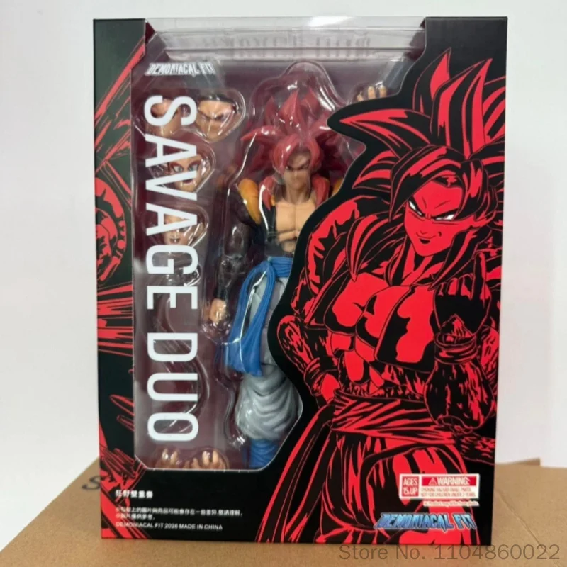 

In Stock Demoniacal Fit Dragon Ball SHF Gogeta SSJ4 Anime Action Figure Model Toy Gift Replaceable Facial And Hand Accessories
