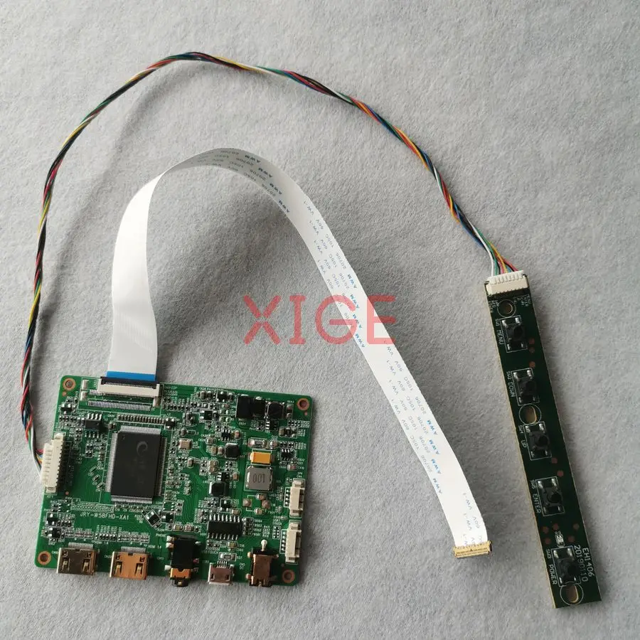 

Screen Drive Controller Board Fit N140BGE HB140WX1 N140BGA NT140WHM 1366*768 2 Mini-HDMI 1366x768 30-Pin EDP Laptop Monitor Kit