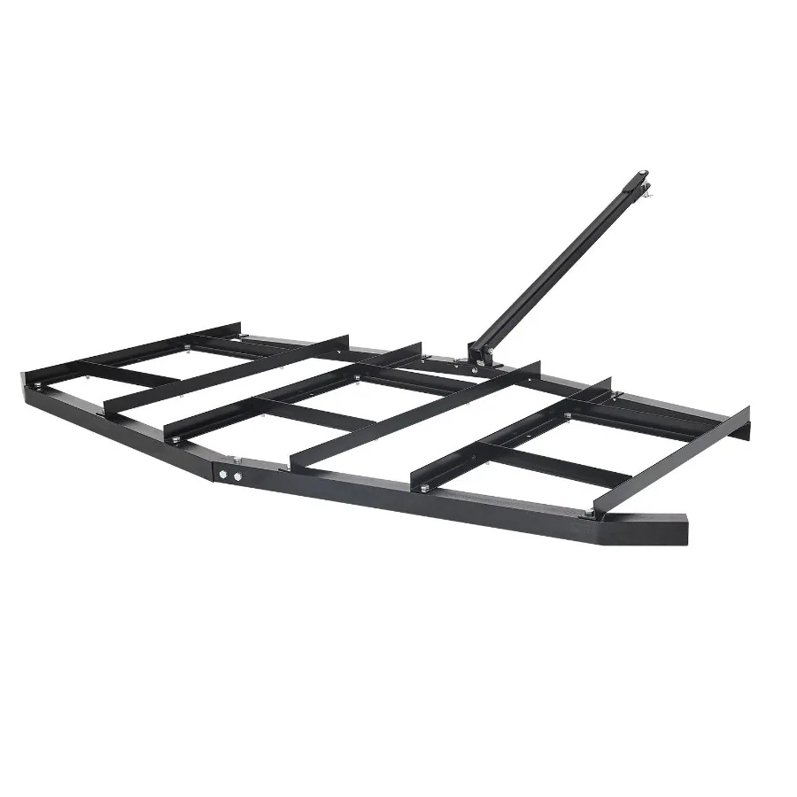 

Drag Harrow 84 Width Tow Behind for ATV UTV Garden Lawn Tractors Q235 Steel with Adjustable Bars Pin Hitch Support up to 50 lbs