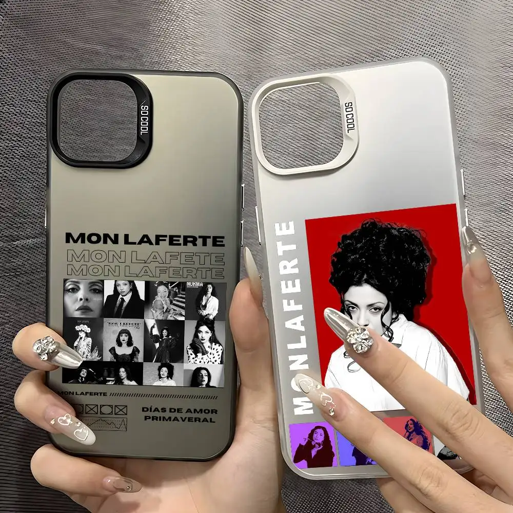 Singer Phone Case For M-Mon L-Laferte iPhone 17 17e 16e 16 15 14 13 12 11 mini Pro Max X XR XSMAX 8 7 Air Plus Anti Fall Matte