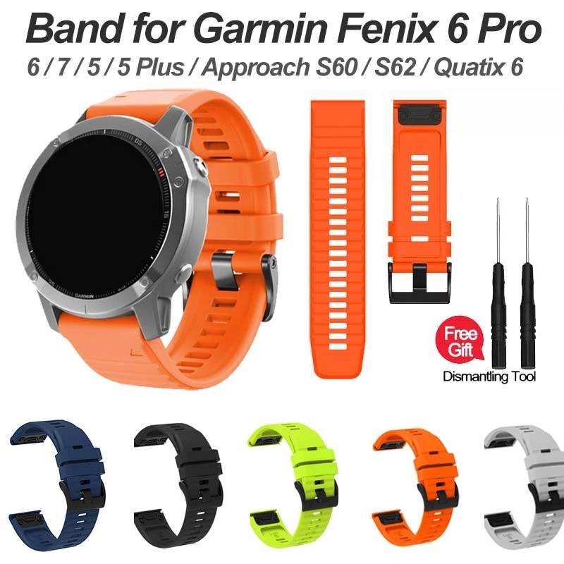 Correa QuickFit aus 22/26 mm für Garmin Fenix 6 6X Pro 7 7X 5X 5 Plus Fenix8E, Pulsera Forerunner 955 965 Tactix 8