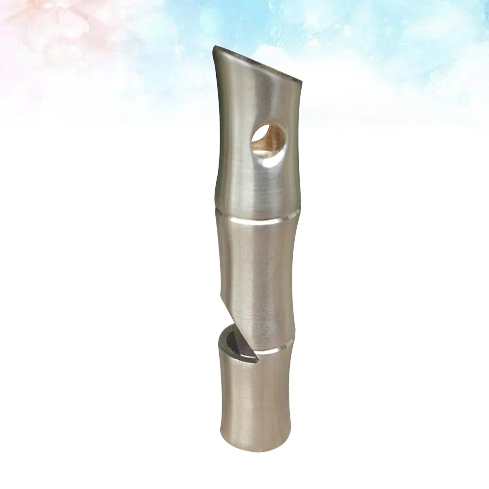 1 個プロフェッショナルグレードの真鍮ホイッスル防錆大音量ホイッスル屋外レクリエーションサバイバルキット用