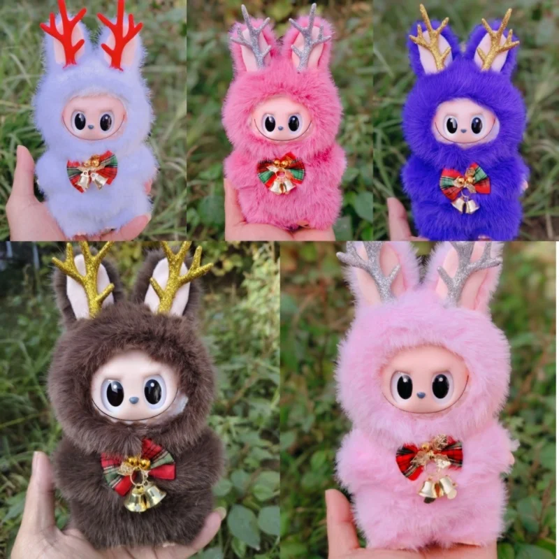 

For Labubu Clothes Christmas Reindeer Plush Set Fashionable And Cute Clothing Dressing Accessories Labubu Plush Set Toys Clothes
