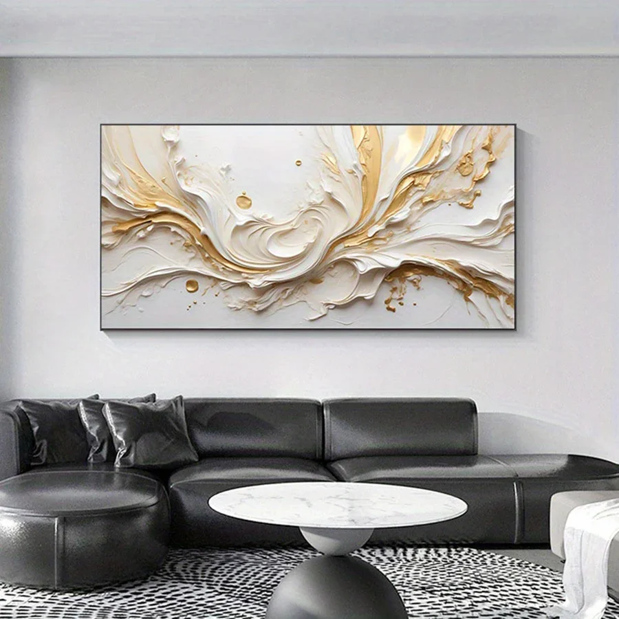 استوديو قماش بدون إطار فنان حديث ديكور منزلي ، فن اسكندنافي تجريدي ، نسيج بسيط ، ملصقات ، فنون جدارية ، طباعة ، غرفة نوم ، د