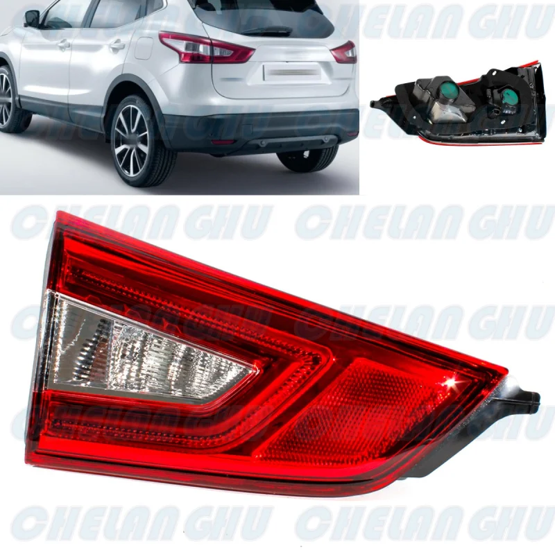 

Left Inner Side Tail Rear Lamp Light Without Bulbs 26555-4EA5A For Nissan Qashqai 2014 2015 2016