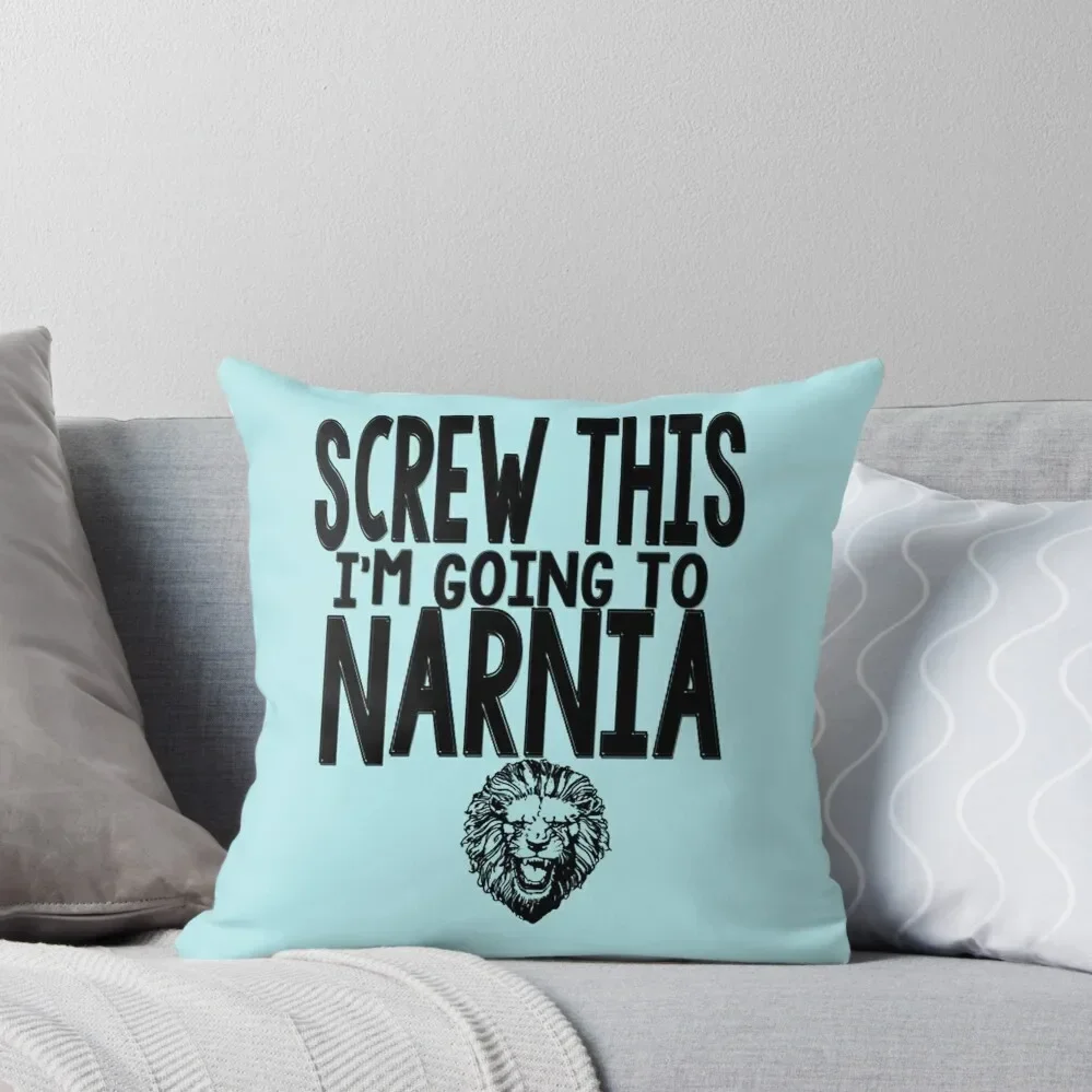 

Narnia Quotes Throw Pillow Cushion Covers For Living Room Custom Cushion Pillows Aesthetic Pillow Covers Decorative pillow