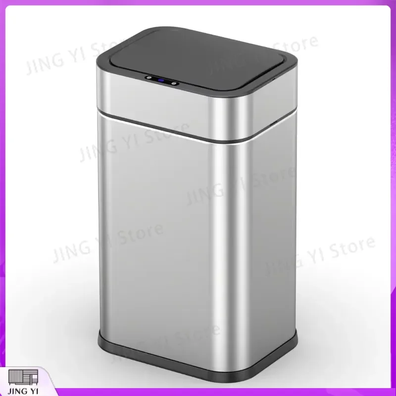 9L Smart Trash Can Automatic Sensor Lid Touchless Induction Waste Bin Self Closing Garbage Can for Kitchen Bathroom Home