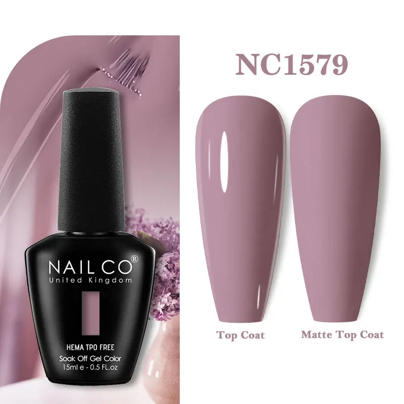 NAILCO 15ml Hema TPO-vrije Gel Nagellak Semi-permanente UV-lak Gel Nagelsalon Design TOP BASE Lak Hybride