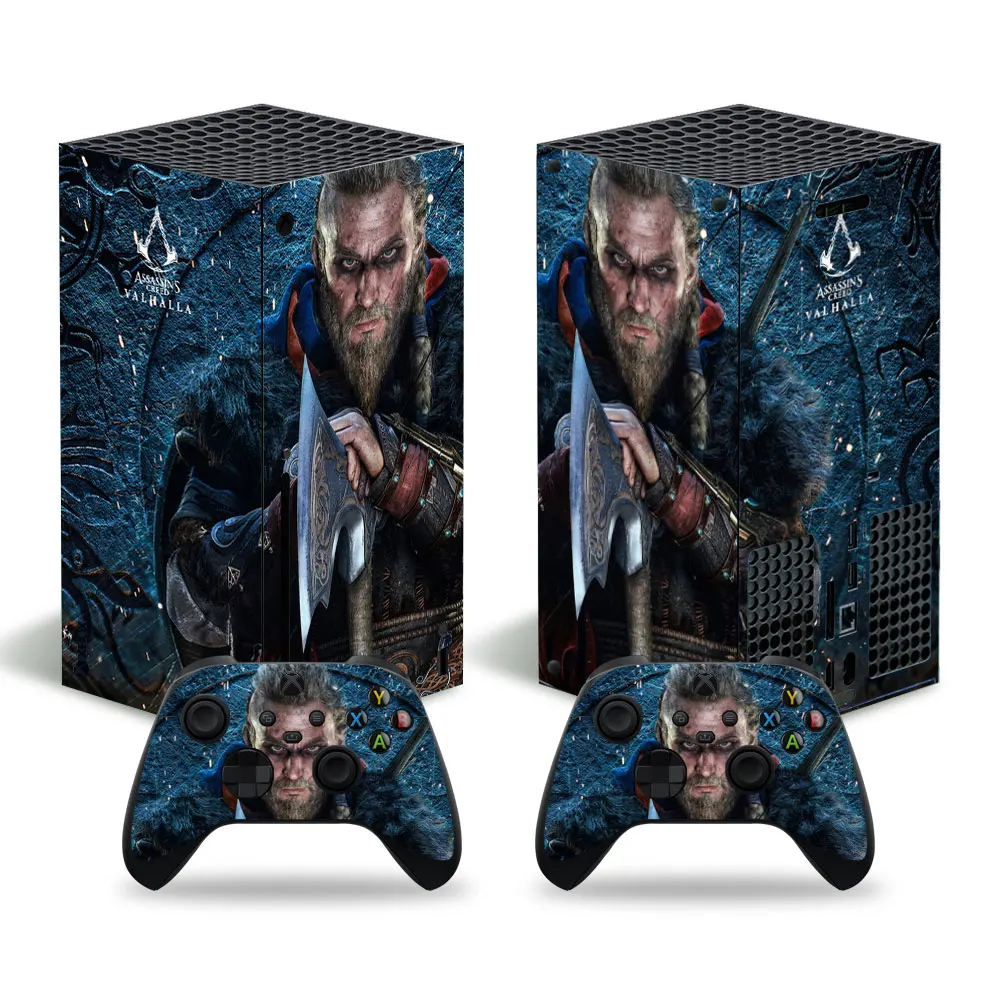 Creed Valhalla Xbox series X Skin Sticker Decal Cover XSX skin 1 Console and 2 Controllers Skin Sticker Vinyl Xboxseriesx