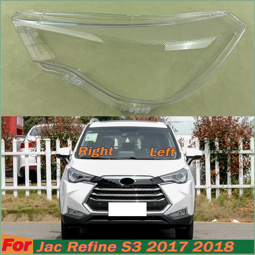 

Headlight Mask Lampshade Lamp Shell Plexiglass Replace Original Lens For Jac Refine S3 2017 2018 Transparent Headlamp Cover