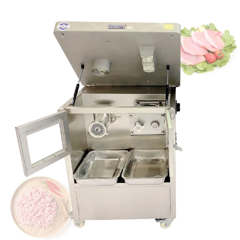 

110V 220V Meat Cutter Machine Multi-Function Electric Meat Grinder Sausage Machine Mincer Commercial Automatic Meat Slicer