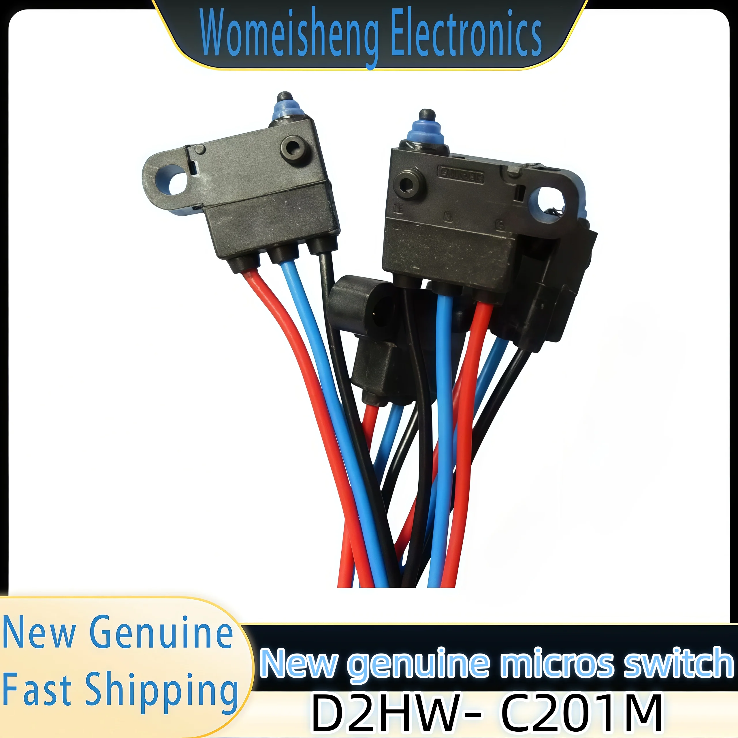 

New Genuine D2HW- C201M Micro Switch 1PCS