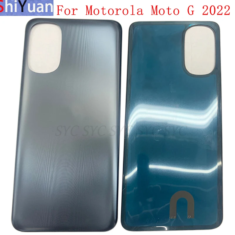 

Battery Cover Rear Door Housing Case For Motorola Moto G 2022 Back Cover with Logo Replacement Parts