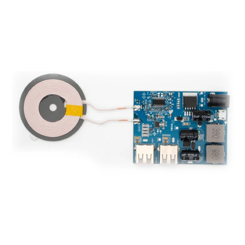 Custom.module battery charging 2 amp usb module pcb board 15 watt wireless transmisstter pcb