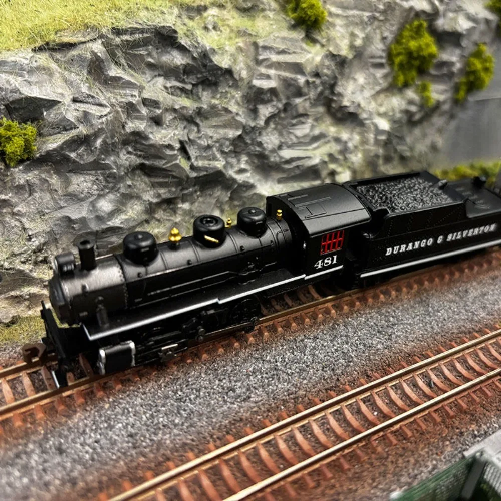 N Type 1/160 Model Steam Train Set with Tracks and Controller Simulation Model Miniature Model Boys Toy Gift