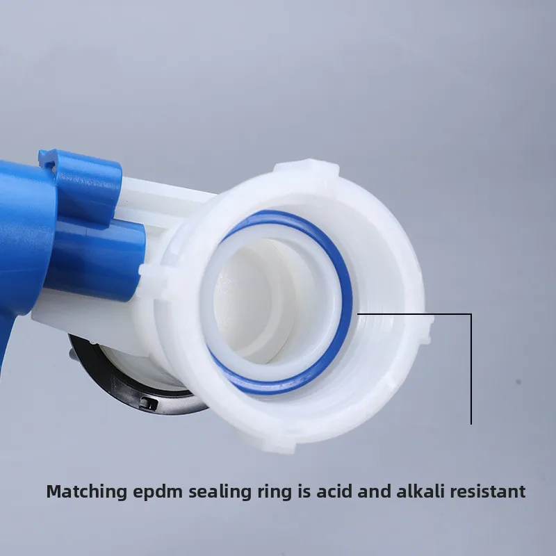 

Поворотный клапан для подключения резервуара IBC Tote Пластиковый сливной адаптер для воды DN40 50 80 62 75 100 мм - Легкий сливной клапан
