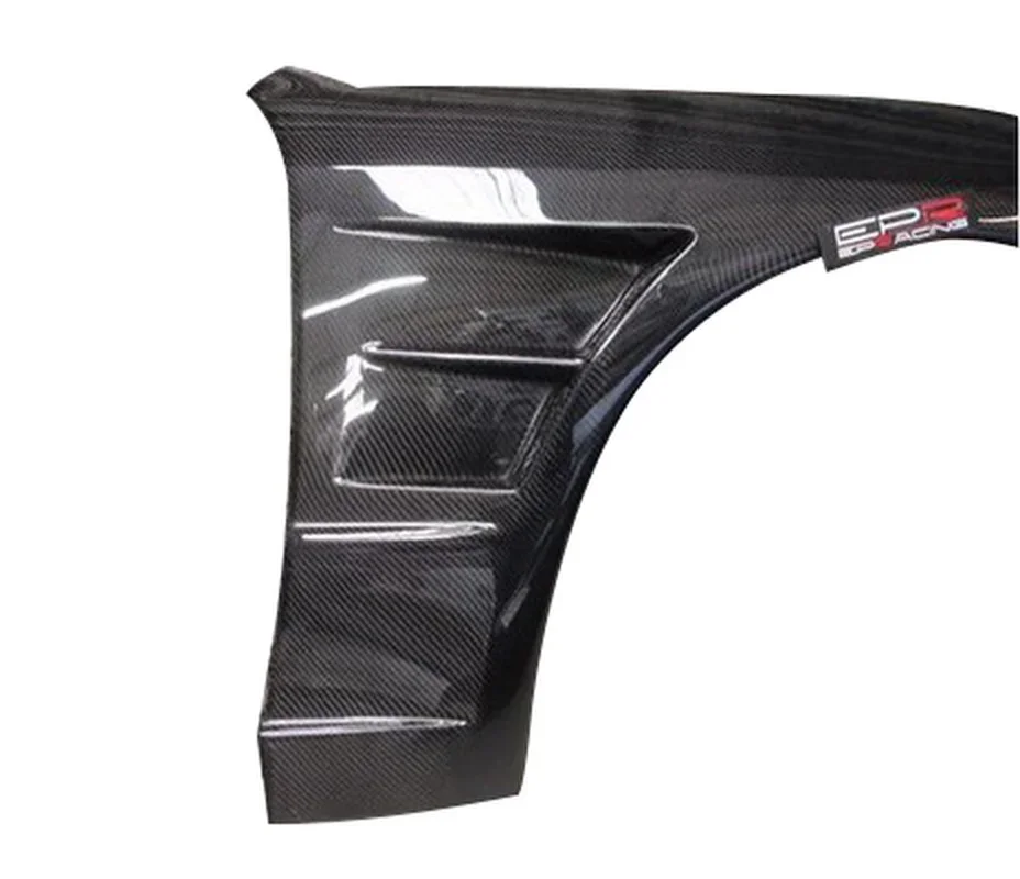 For Nissan Skyline R32 GTS BN Style Carbon Fiber Glossy Finished Front Fender Mudguards +25mm Exterior kit Car accessories